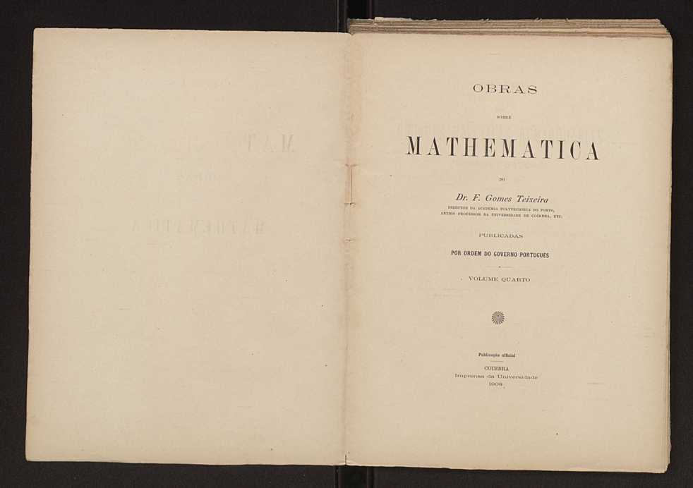 Obras sobre mathematica. Vol. 4 3