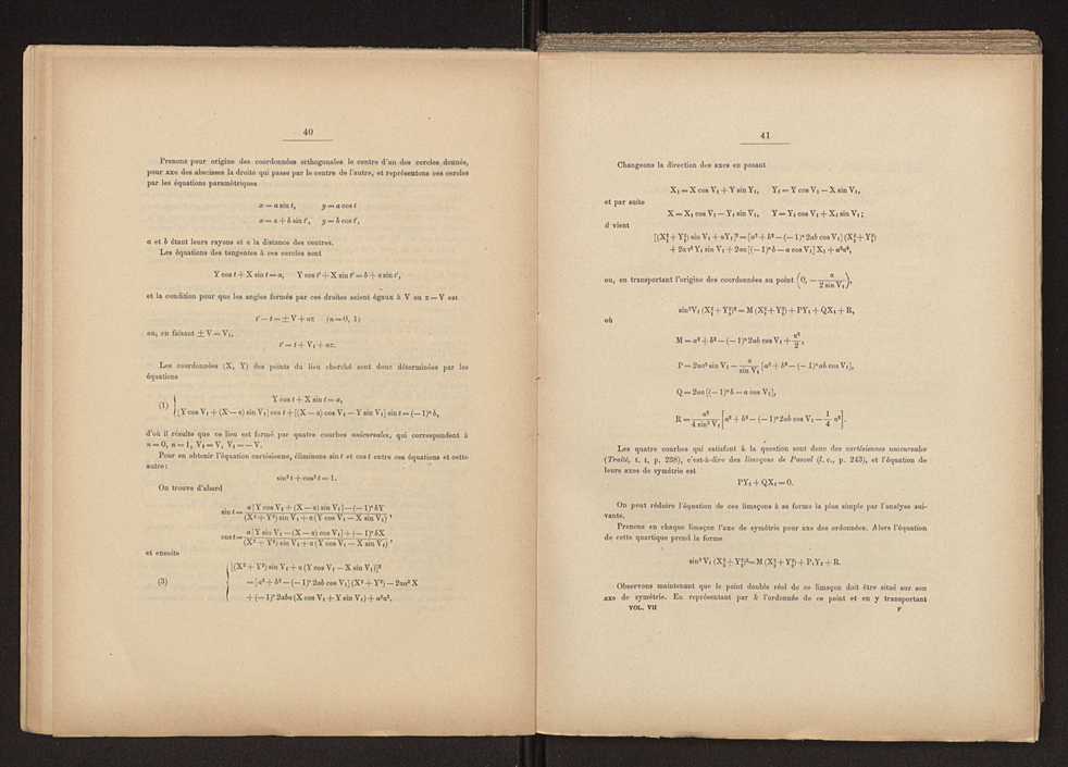 Obras sobre mathematica. Vol. 7 26