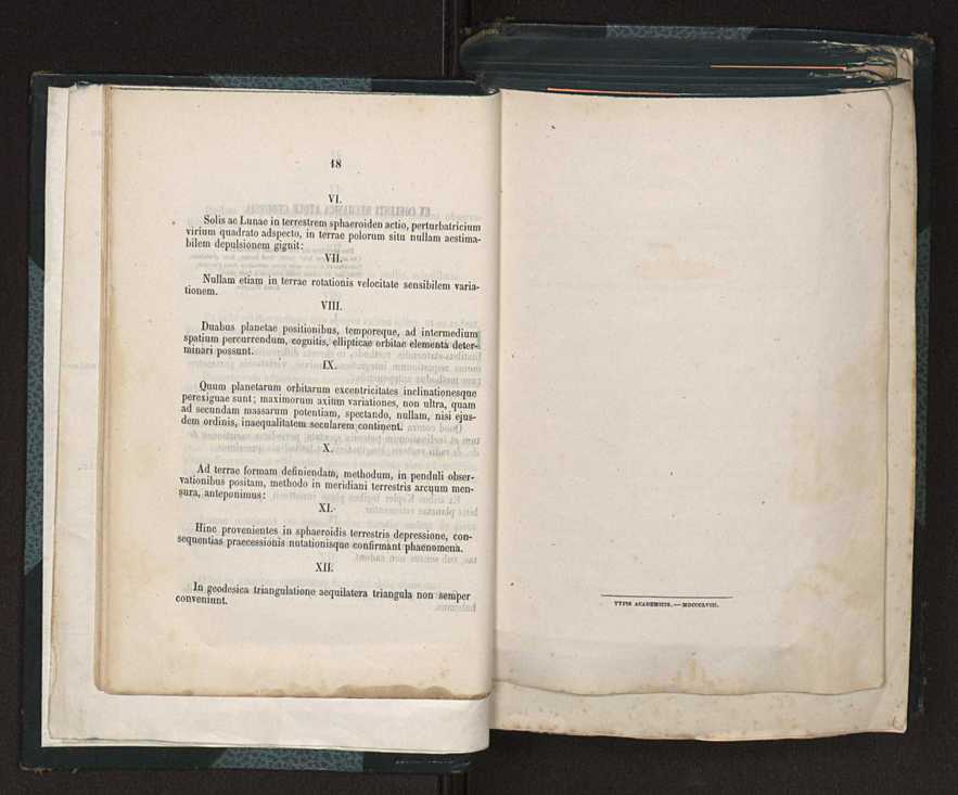 [De vibrationibus chordarum]:Theses ex adplicata mathesi depromptae, quas, praeside clarissimo et sapientisssimo viro, D. D. Francisco de Castro Freire, ... in Conimbricensi Academia propugnabat Mensis Julii die 12 Antonius Pinto de Magalhes Aguiar 11