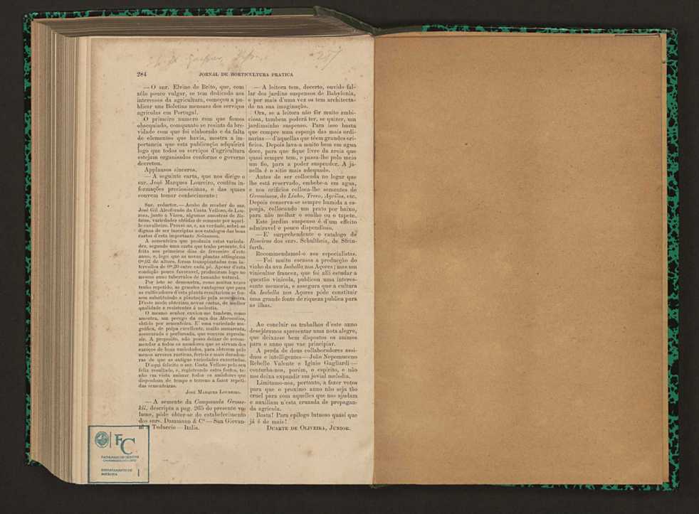 Jornal de horticultura pr�tica XVII 166