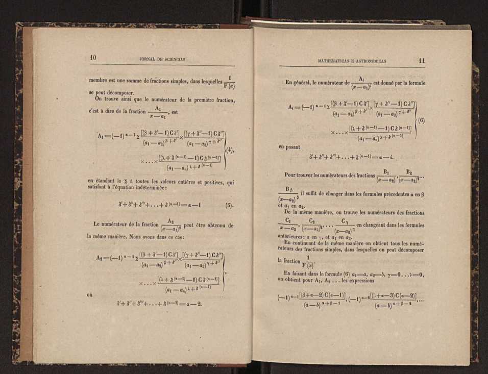 Jornal de sciencias mathematicas e astonomicas. Vol. 1 6