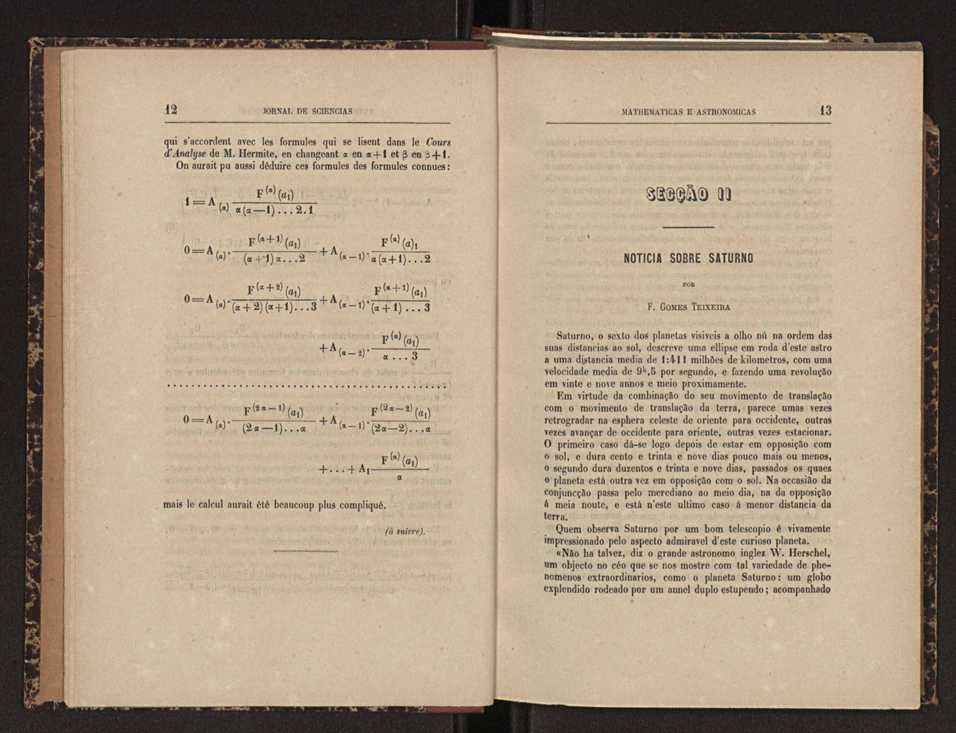 Jornal de sciencias mathematicas e astonomicas. Vol. 1 7