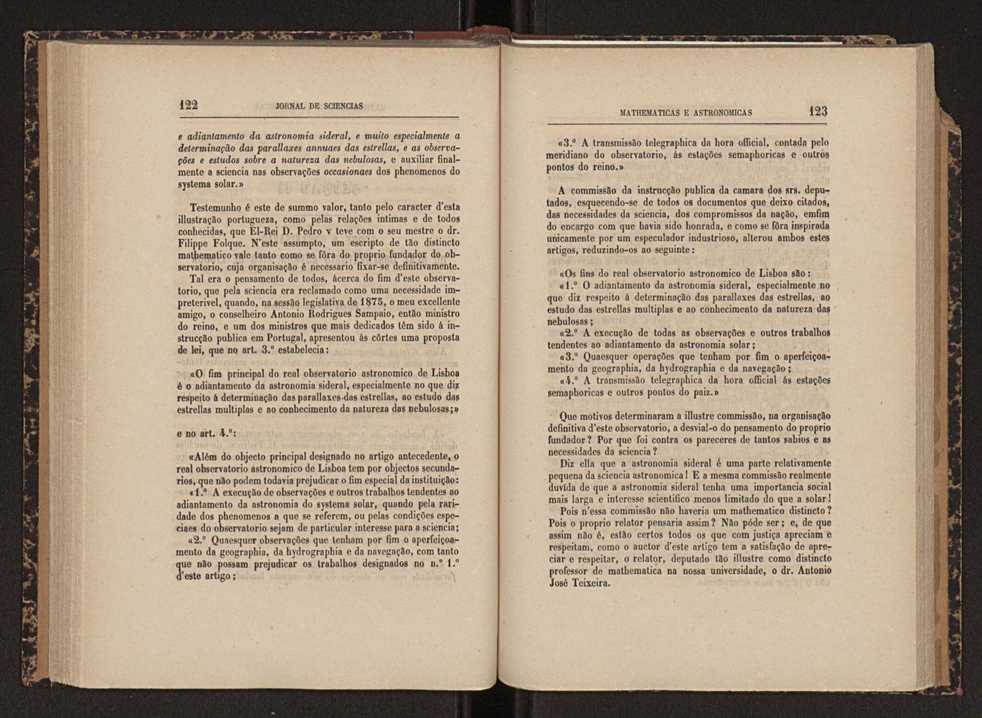 Jornal de sciencias mathematicas e astonomicas. Vol. 1 62