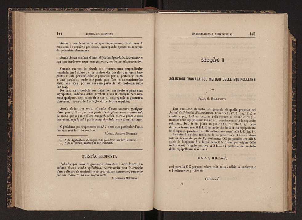 Jornal de sciencias mathematicas e astonomicas. Vol. 1 73