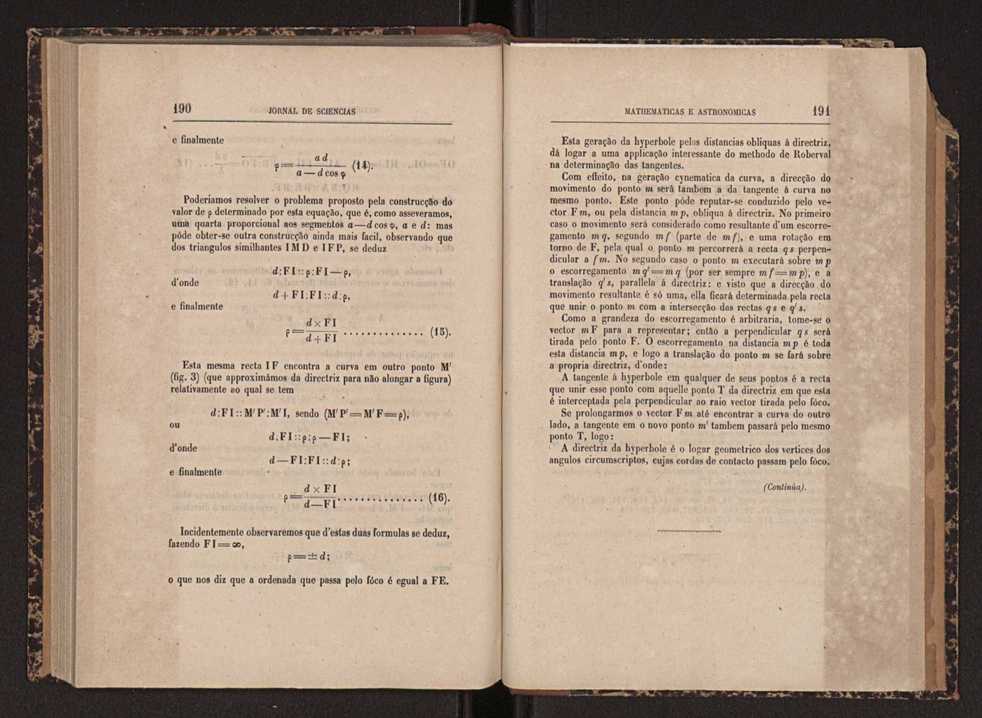 Jornal de sciencias mathematicas e astonomicas. Vol. 1 96