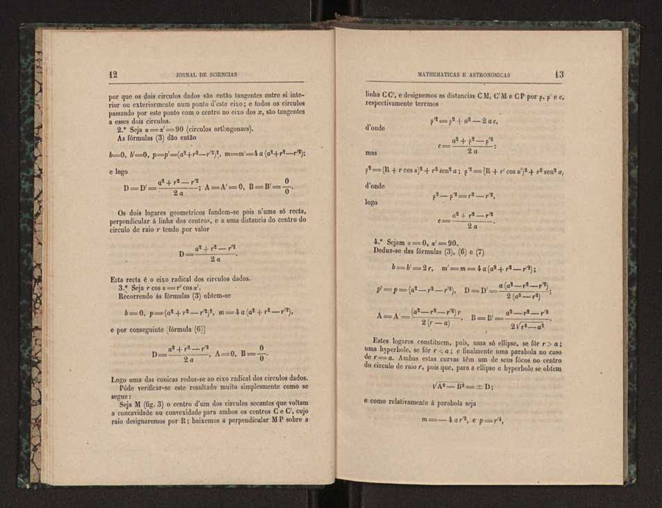 Jornal de sciencias mathematicas e astronomicas. Vol. 2 9