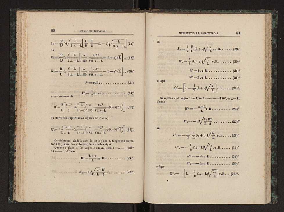 Jornal de sciencias mathematicas e astronomicas. Vol. 2 46