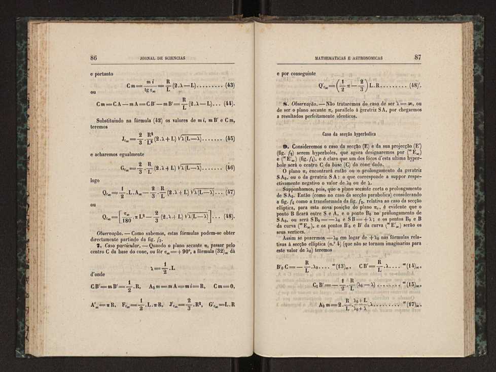 Jornal de sciencias mathematicas e astronomicas. Vol. 2 48