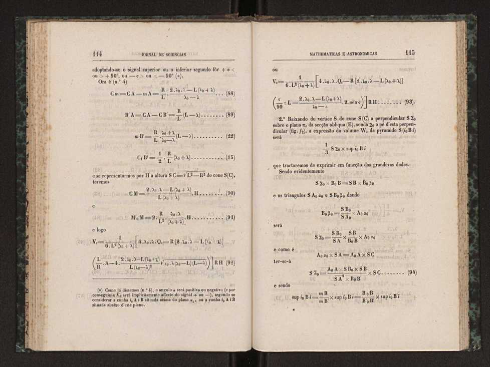 Jornal de sciencias mathematicas e astronomicas. Vol. 2 62