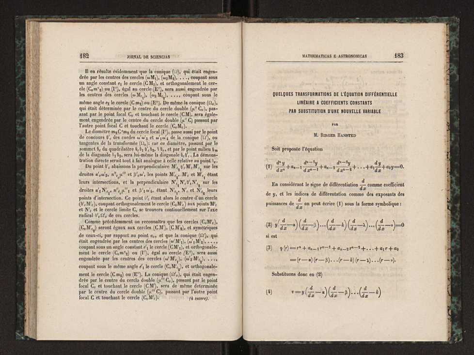 Jornal de sciencias mathematicas e astronomicas. Vol. 2 96