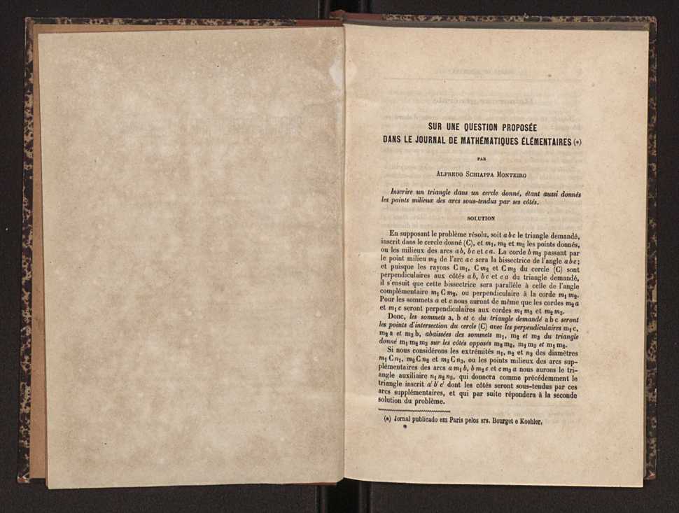 Jornal de sciencias mathematicas e astronomicas. Vol. 3 3