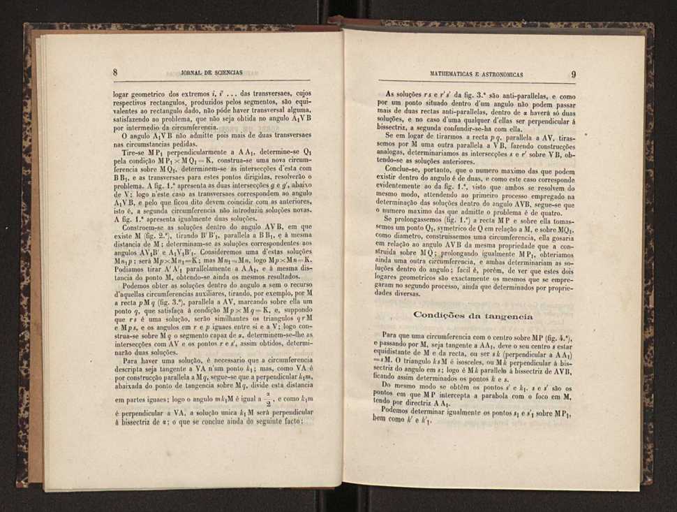 Jornal de sciencias mathematicas e astronomicas. Vol. 3 6