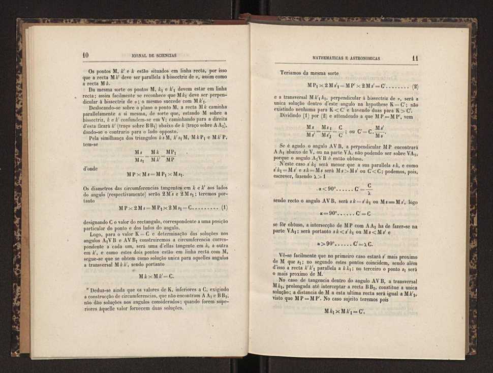 Jornal de sciencias mathematicas e astronomicas. Vol. 3 7
