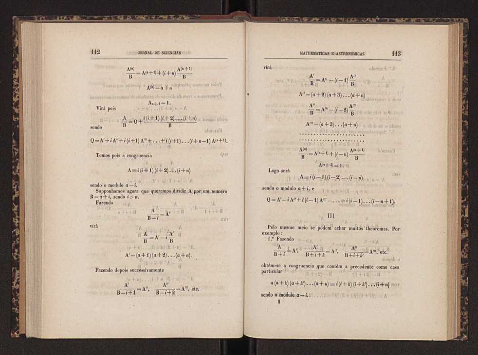 Jornal de sciencias mathematicas e astronomicas. Vol. 3 58