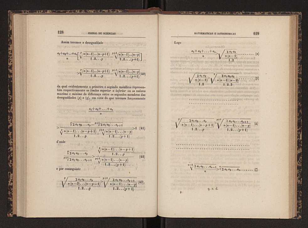Jornal de sciencias mathematicas e astronomicas. Vol. 3 66