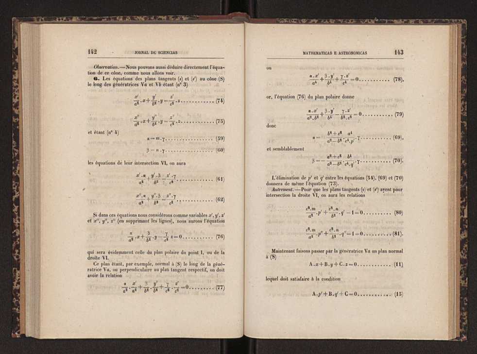 Jornal de sciencias mathematicas e astronomicas. Vol. 3 73
