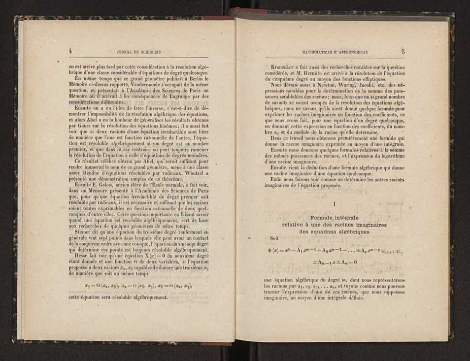 Jornal de sciencias mathematicas e astronomicas. Vol. 4 4