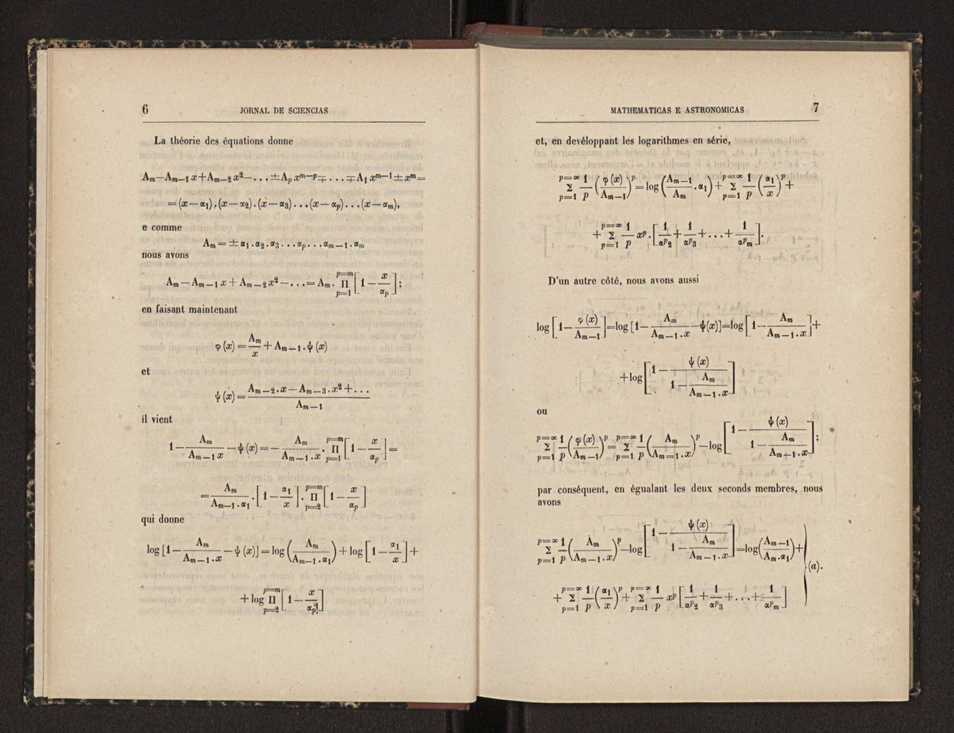 Jornal de sciencias mathematicas e astronomicas. Vol. 4 5