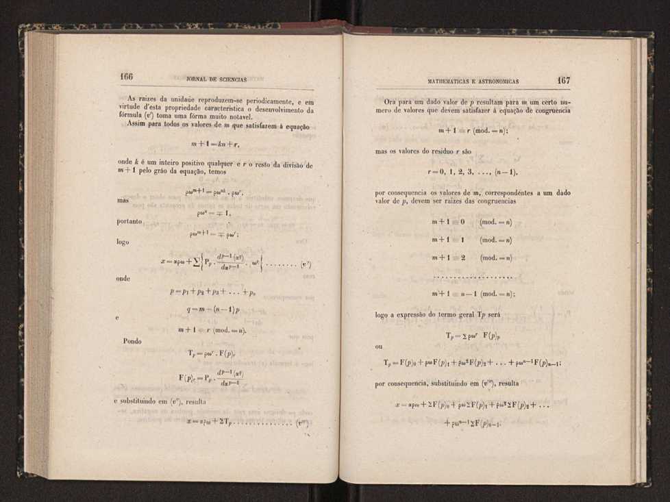 Jornal de sciencias mathematicas e astronomicas. Vol. 4 85