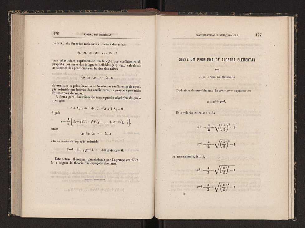 Jornal de sciencias mathematicas e astronomicas. Vol. 4 90