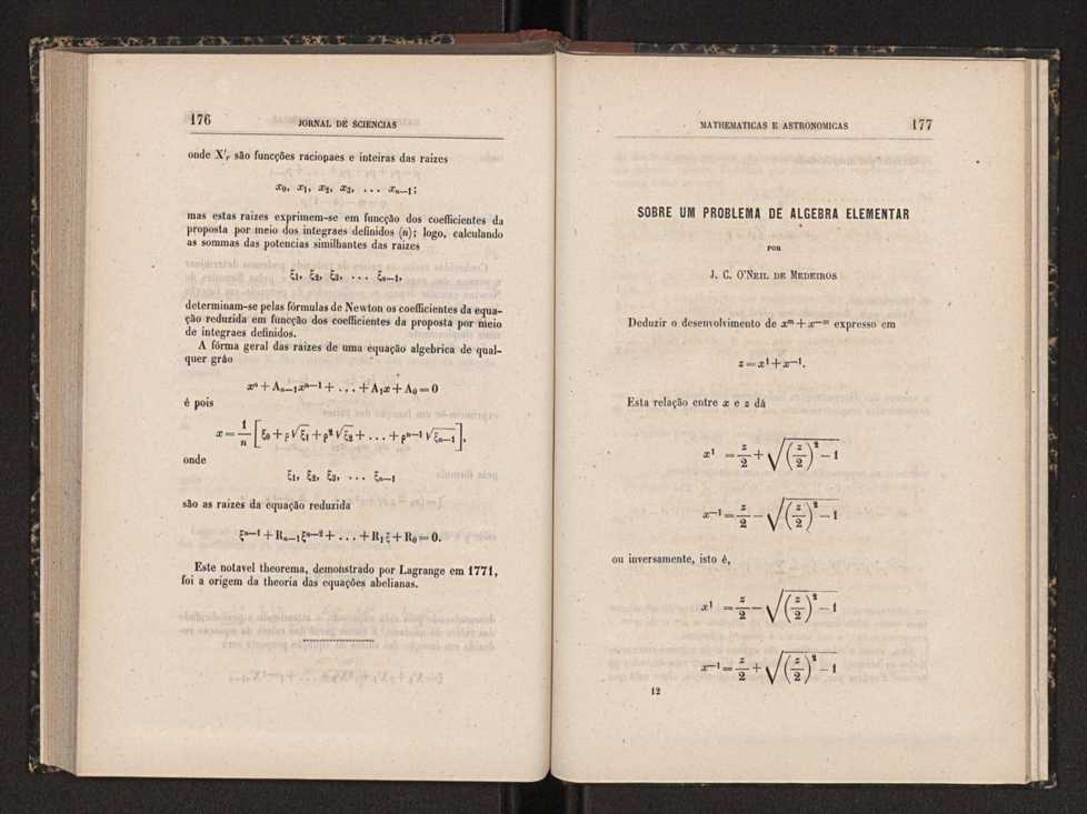 Jornal de sciencias mathematicas e astronomicas. Vol. 4 90