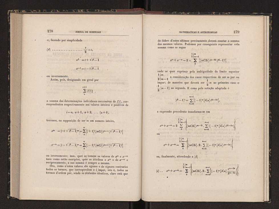 Jornal de sciencias mathematicas e astronomicas. Vol. 4 91