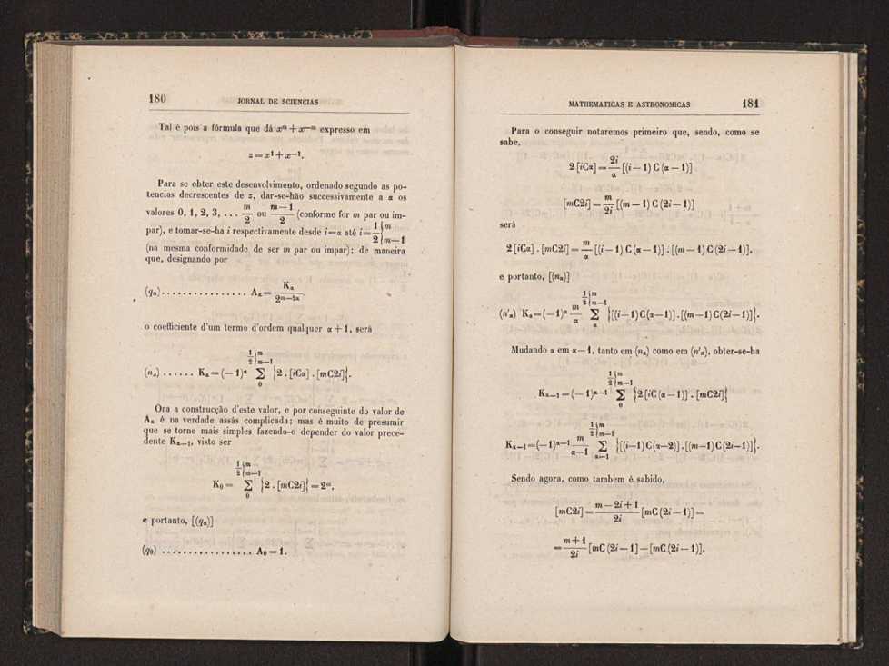 Jornal de sciencias mathematicas e astronomicas. Vol. 4 92