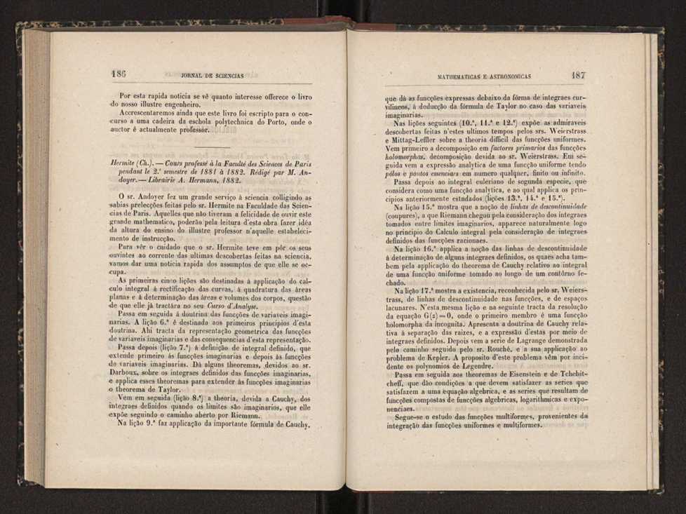 Jornal de sciencias mathematicas e astronomicas. Vol. 4 95