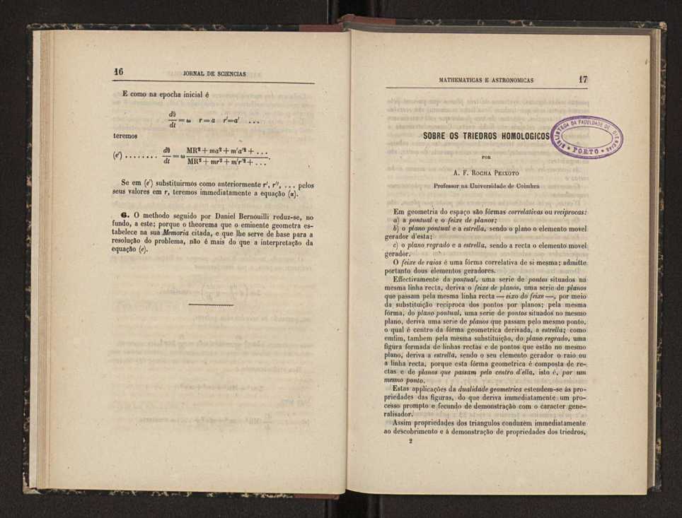 Jornal de sciencias mathematicas e astronomicas. Vol. 5 10