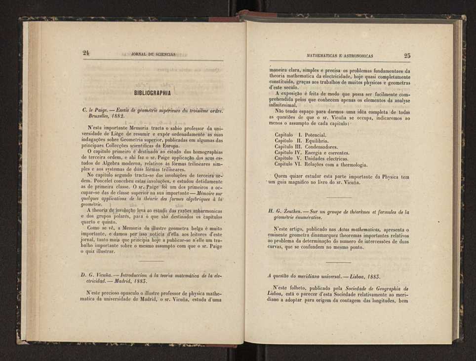 Jornal de sciencias mathematicas e astronomicas. Vol. 5 14