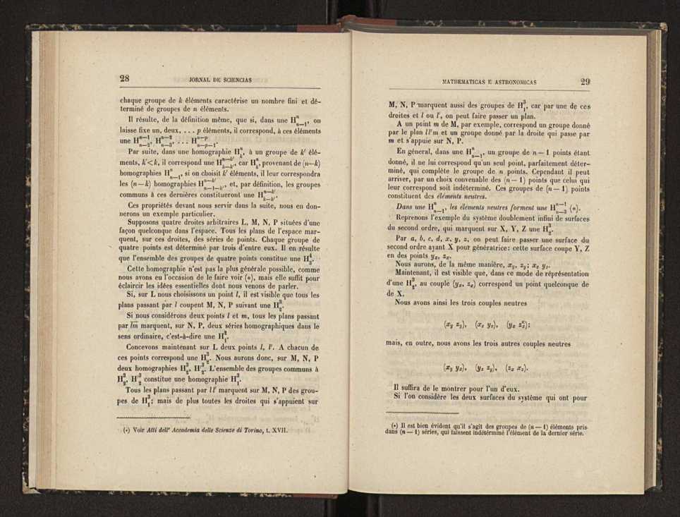 Jornal de sciencias mathematicas e astronomicas. Vol. 5 16