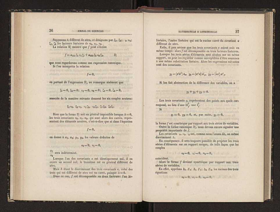 Jornal de sciencias mathematicas e astronomicas. Vol. 5 20