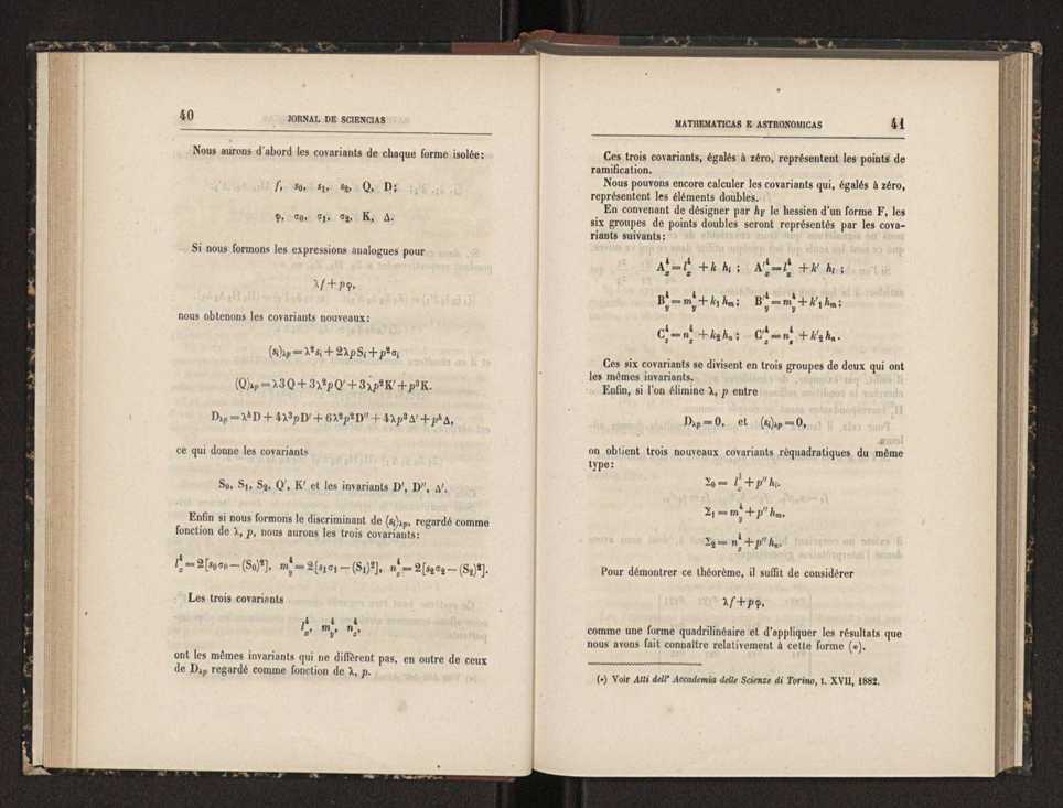 Jornal de sciencias mathematicas e astronomicas. Vol. 5 22