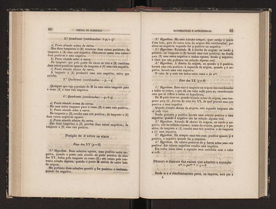 Jornal de sciencias mathematicas e astronomicas. Vol. 5 34