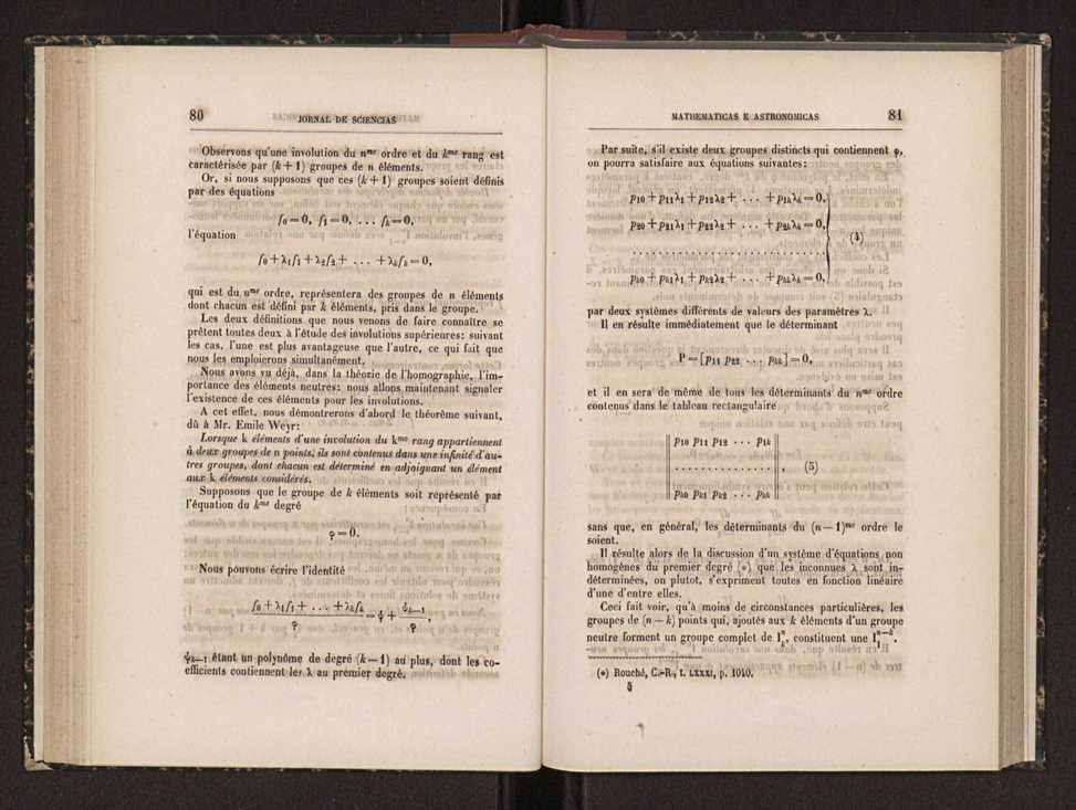 Jornal de sciencias mathematicas e astronomicas. Vol. 5 42