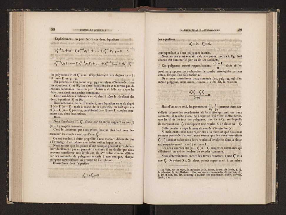 Jornal de sciencias mathematicas e astronomicas. Vol. 5 46