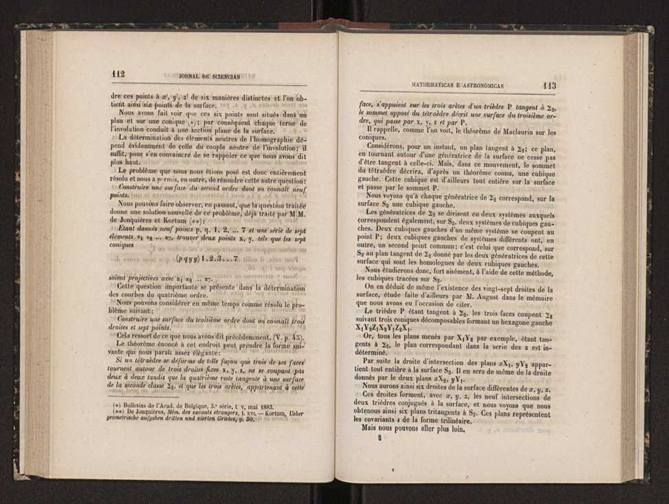 Jornal de sciencias mathematicas e astronomicas. Vol. 5 58