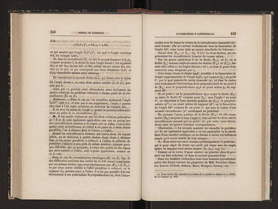 Jornal de sciencias mathematicas e astronomicas. Vol. 5 76