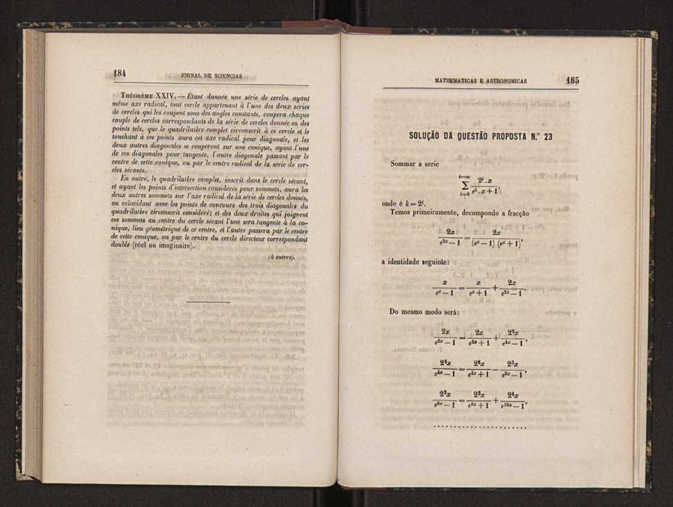 Jornal de sciencias mathematicas e astronomicas. Vol. 5 94