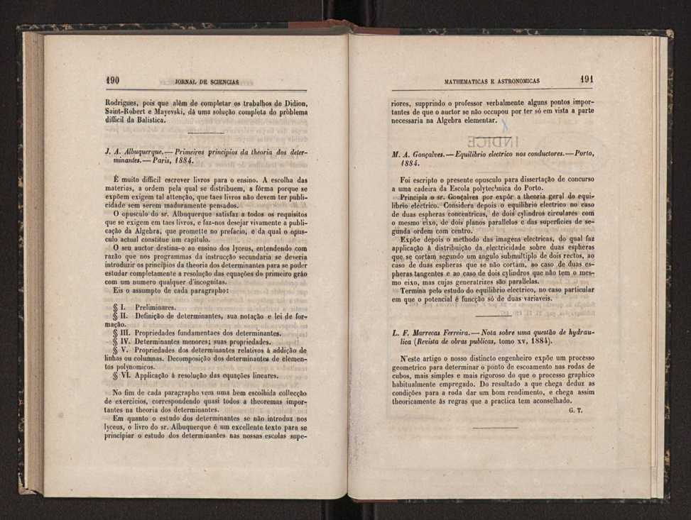 Jornal de sciencias mathematicas e astronomicas. Vol. 5 97