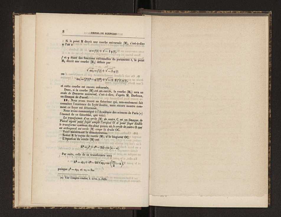 Jornal de sciencias mathematicas e astronomicas. Vol. 6 6