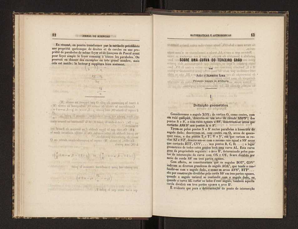 Jornal de sciencias mathematicas e astronomicas. Vol. 6 10