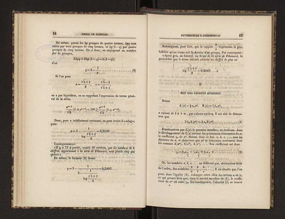 Jornal de sciencias mathematicas e astronomicas. Vol. 6 13