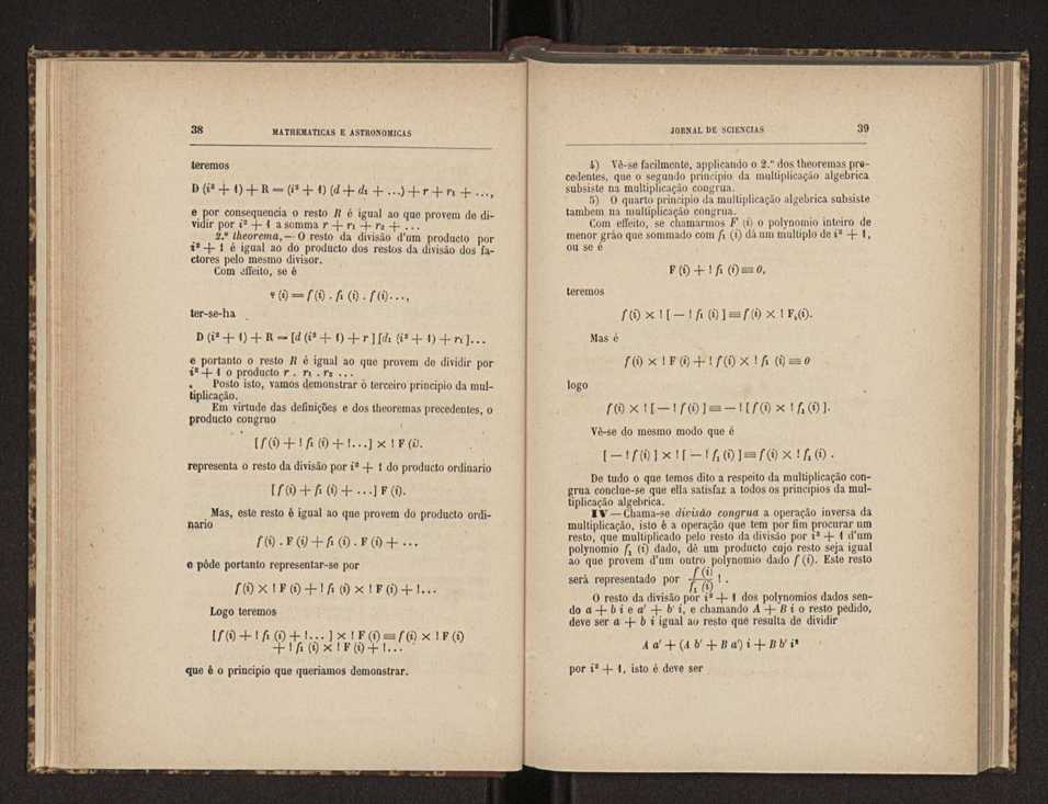 Jornal de sciencias mathematicas e astronomicas. Vol. 6 23