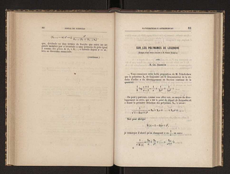 Jornal de sciencias mathematicas e astronomicas. Vol. 6 44