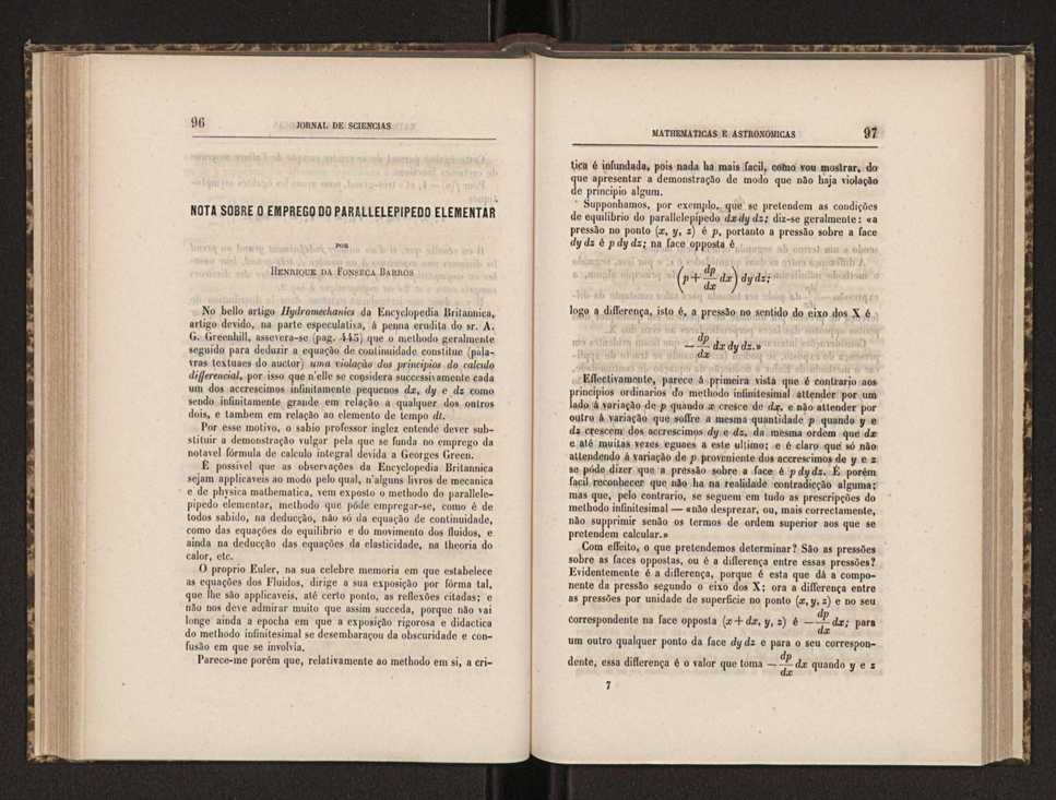 Jornal de sciencias mathematicas e astronomicas. Vol. 6 52