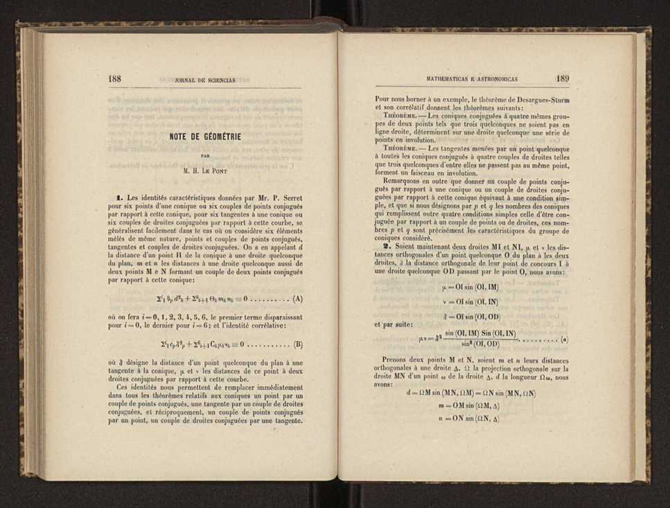 Jornal de sciencias mathematicas e astronomicas. Vol. 6 98