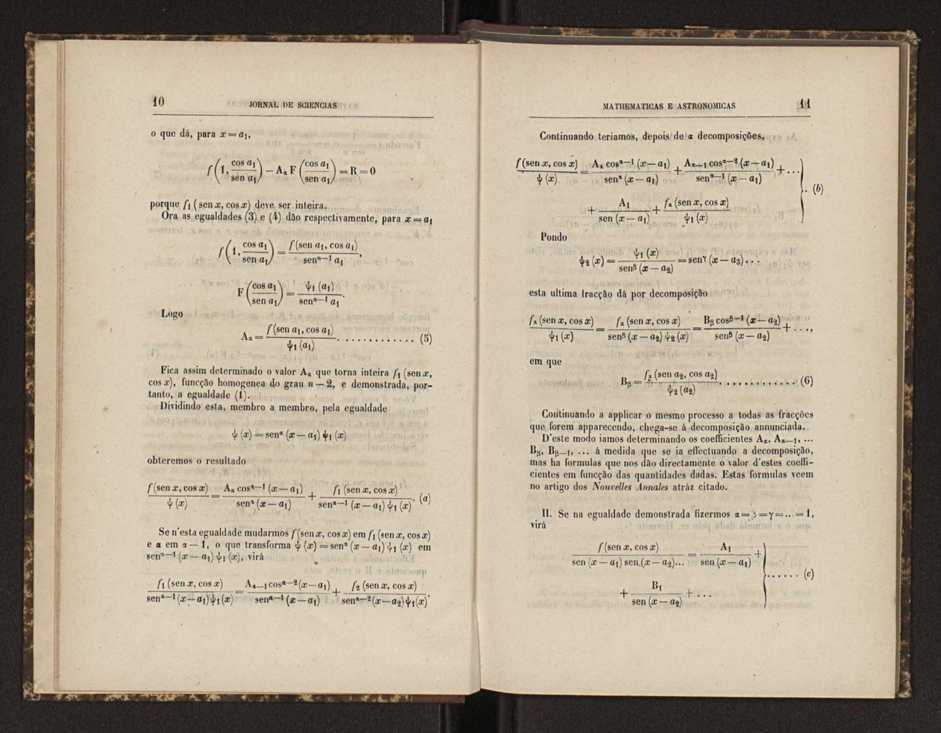 Jornal de sciencias mathematicas e astronomicas. Vol. 7 7
