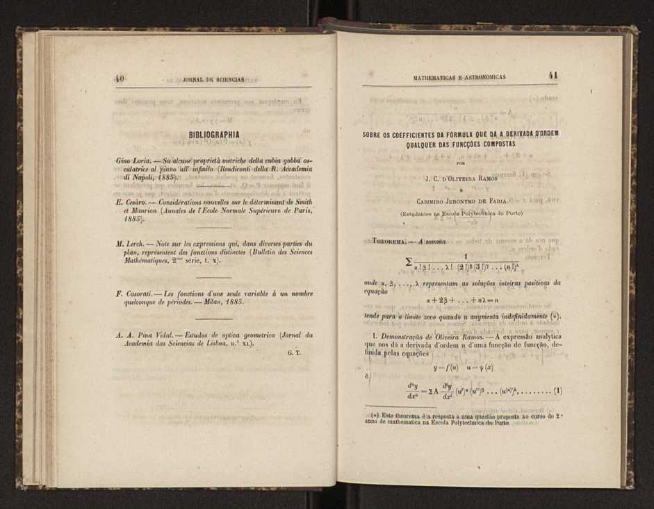 Jornal de sciencias mathematicas e astronomicas. Vol. 7 22