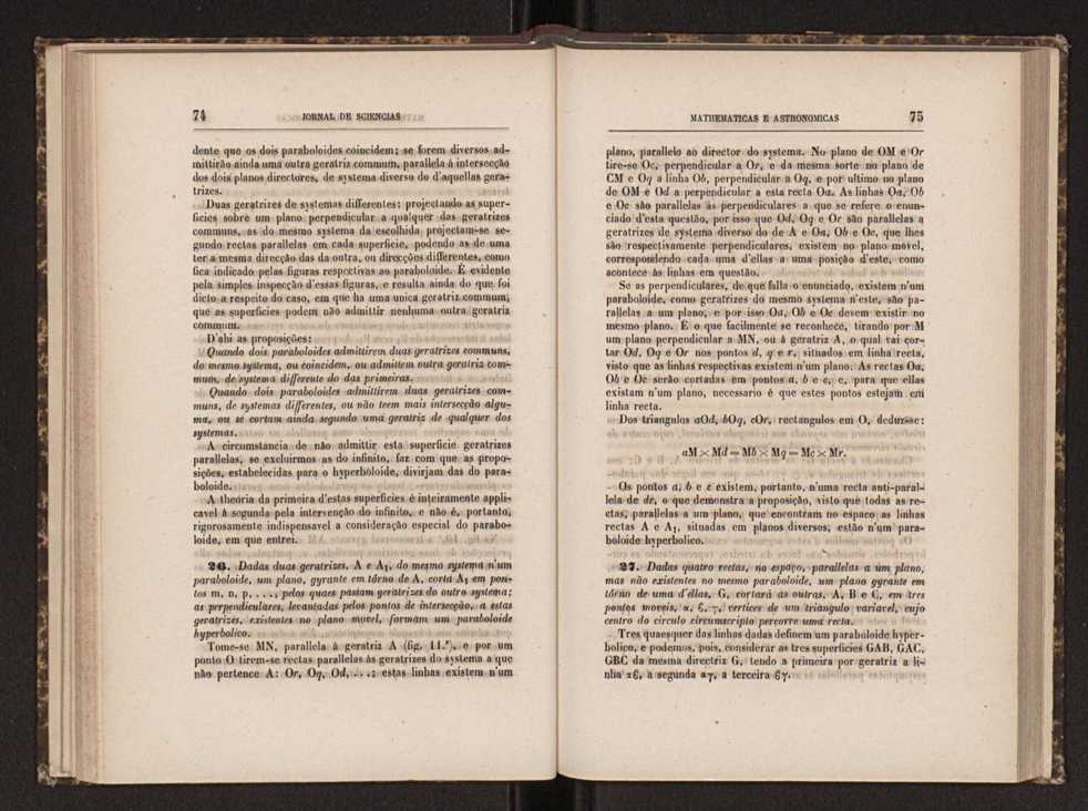Jornal de sciencias mathematicas e astronomicas. Vol. 7 39